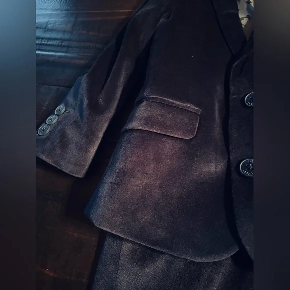 Appaman Elegant Navy Blue Velvet Suit 3T - Picture 8 of 16